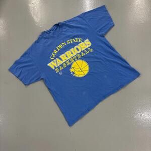 90S Single Stitch Golden State Warriors T-Shirt Mens L Sleeze Nba 80S